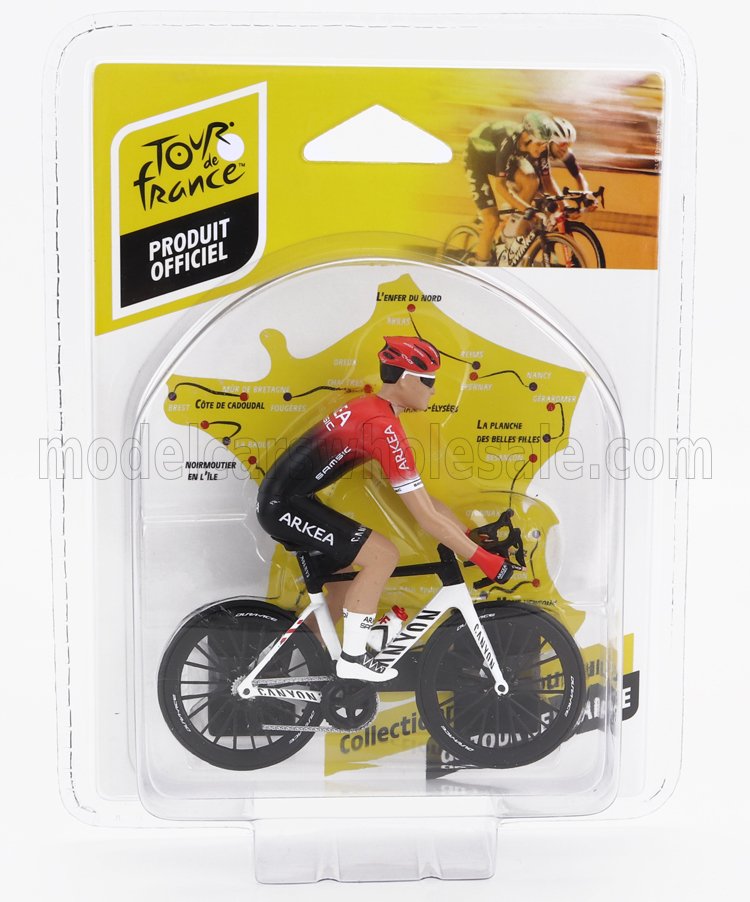 SOLIDO FIGURES  CICLISTA - CYCLIST - TEAM ARKEA-SAMSIC - TOUR DE FRANCE 2023  RED 1/18