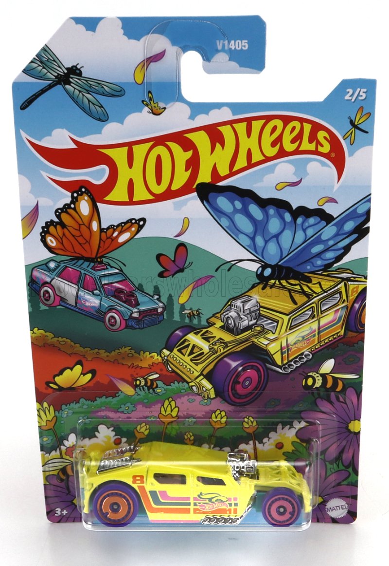 MATTEL HOT WHEELS AUTOMOBILE  LETHAL DIESEL  YELLOW 1/64