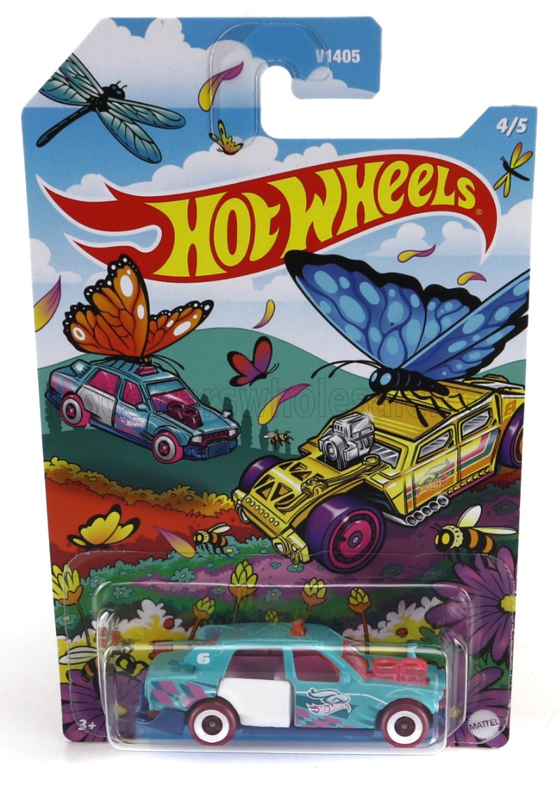 MATTEL HOT WHEELS AUTOMOBILE  TIME ATTAXI  LIGHT BLUE 1/64