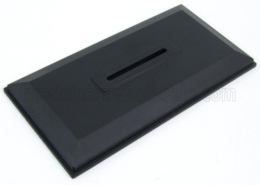 VETRINA DISPLAY BOX VETRINA DISPLAY BOX  SOLO BASE - ONLY BASE - Lungh.LENGHT cm 13.3 X Largh.WIDTH cm 6.8  BLACK 1/43